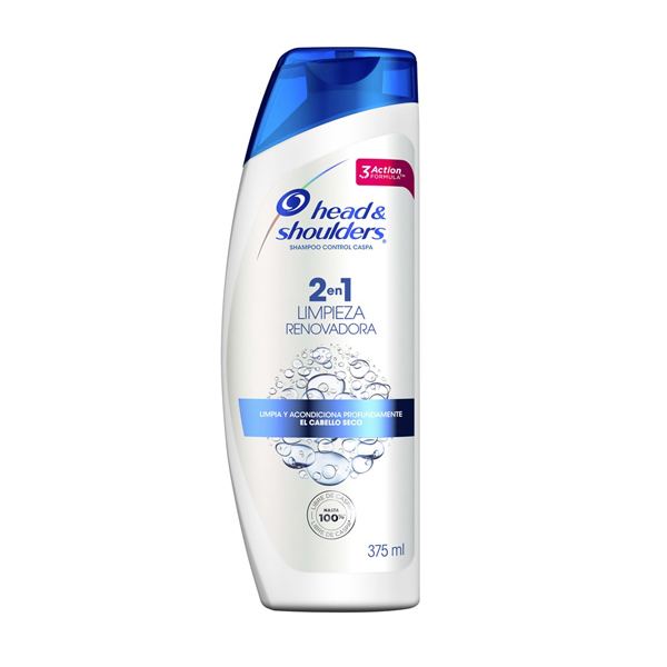 Shampoo Head & Shoulders 2 en 1 Limpieza Renovadora 375Ml AVI
